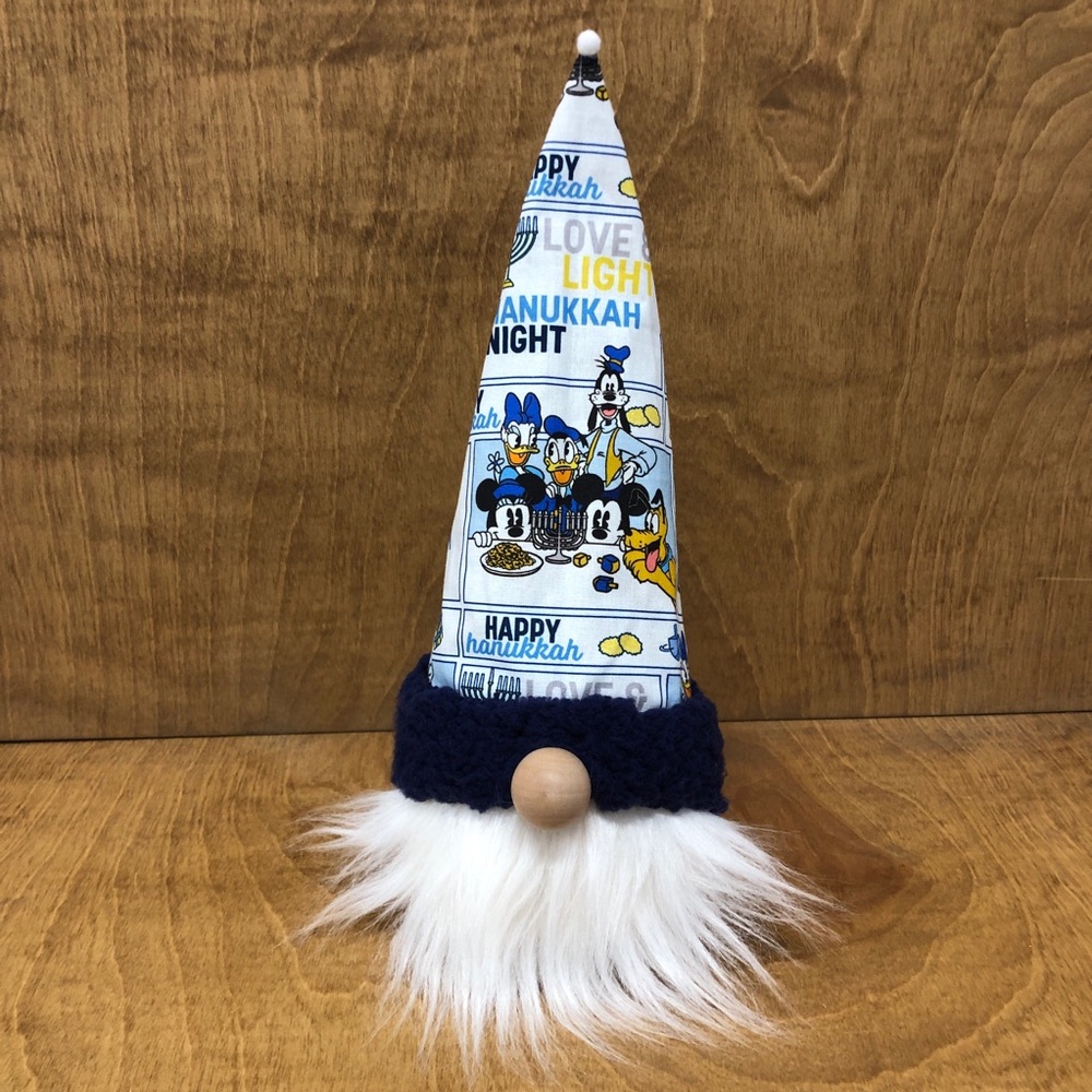 Disney Hanukkah Gnome Jewish Decor Gifts Hebrew Love Light Menorah